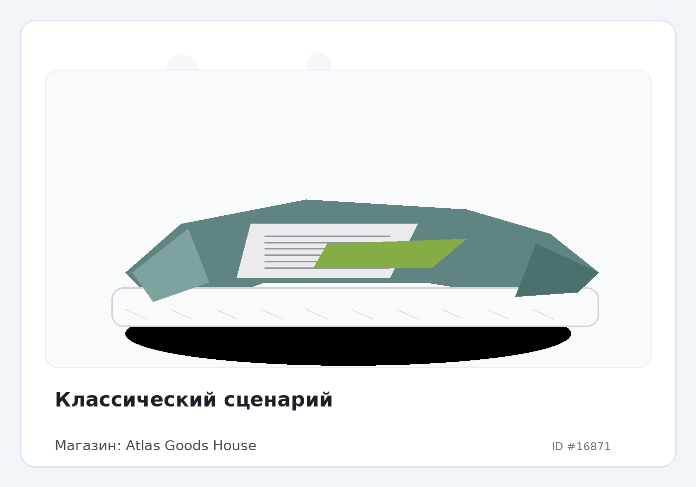 Классический сценарий